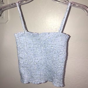 Baby blue brandy Melville tank top